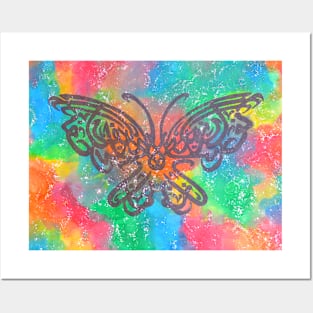 Nur ala Nur – Rainbow Butterfly effect Posters and Art